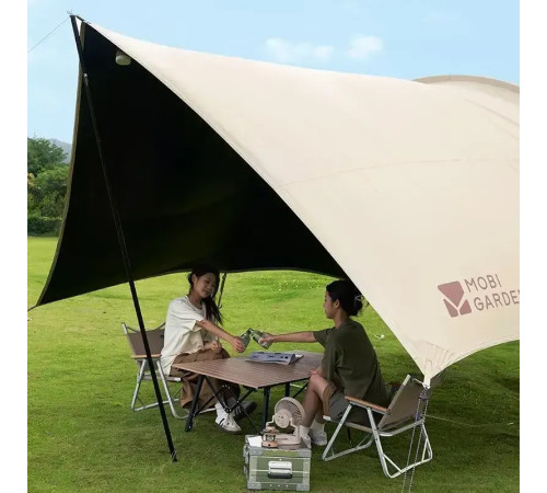 Тент кемпінговий Mobi Garden D250 NX23680010, бежевий