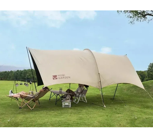 Тент кемпінговий Mobi Garden D250 NX23680010, бежевий