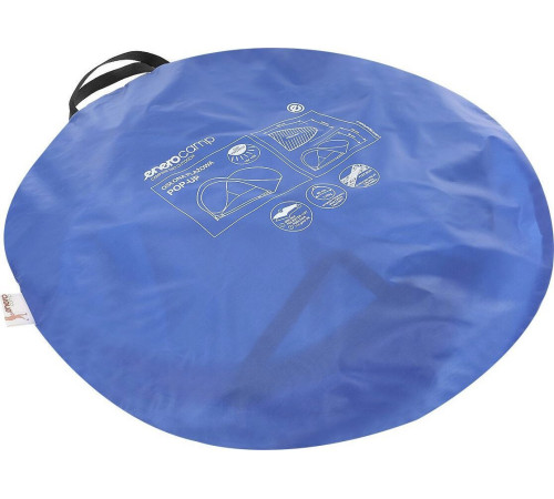 Саморозкладний туристичний пляжний намет Enero camp 200x120x110/90см синій Саморозкладний туристичний пляжний намет Enero camp 200x120x110/90см синій