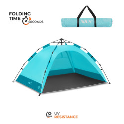 Намет пляжний саморозкладний NILS CAMP NC4802, блакитний