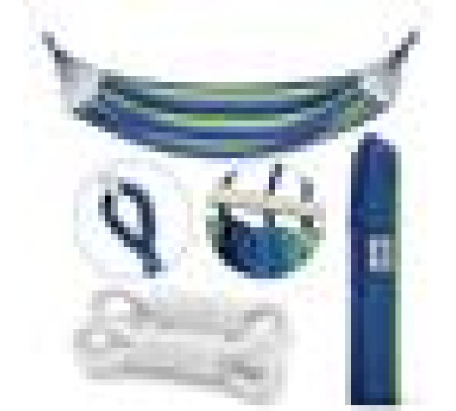 Гамак NC9001 NILS CAMP 70 см 200x100 см синьо-зелений