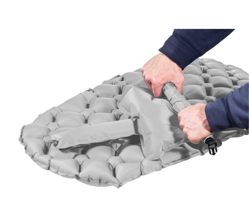 Килимок надувний Ferrino Air Warm Mat 78248OII 195x58 см, сірий Килимок надувний Ferrino Air Warm Mat 78248OII 195x58 см, сірий