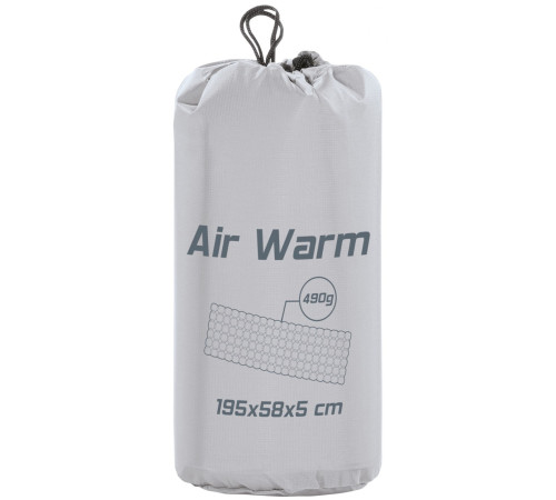 Килимок надувний Ferrino Air Warm Mat 78248OII 195x58 см, сірий Килимок надувний Ferrino Air Warm Mat 78248OII 195x58 см, сірий