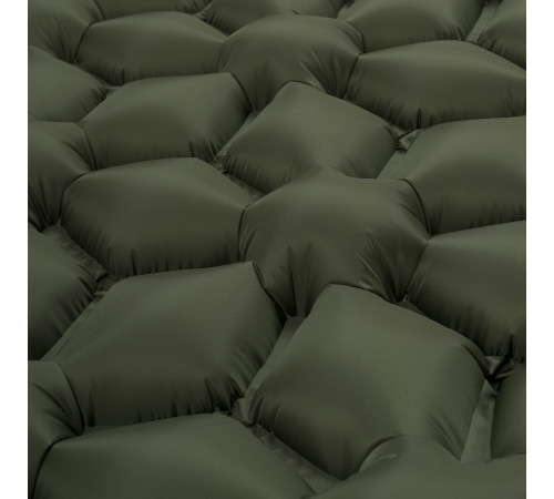 Килимок надувний Highlander Nap-Pak Inflatable Sleeping Mat AIR071 190x55 см, оливковий Килимок надувний Highlander Nap-Pak Inflatable Sleeping Mat AIR071 190x55 см, оливковий