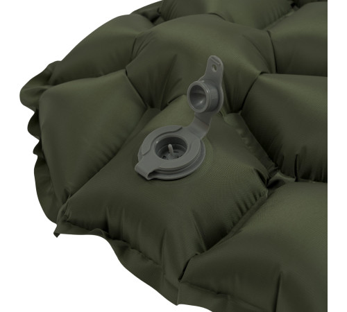 Килимок надувний Highlander Nap-Pak Inflatable Sleeping Mat AIR071 190x55 см, оливковий Килимок надувний Highlander Nap-Pak Inflatable Sleeping Mat AIR071 190x55 см, оливковий