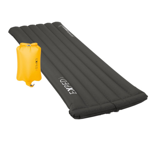 Килимок надувний Exped Dura 8R M 183 х 52 х 9 см - сірий