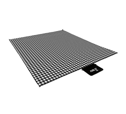 Килимок для пікніка NILS CAMP NC2311 200 x 200 см, чорно-білий