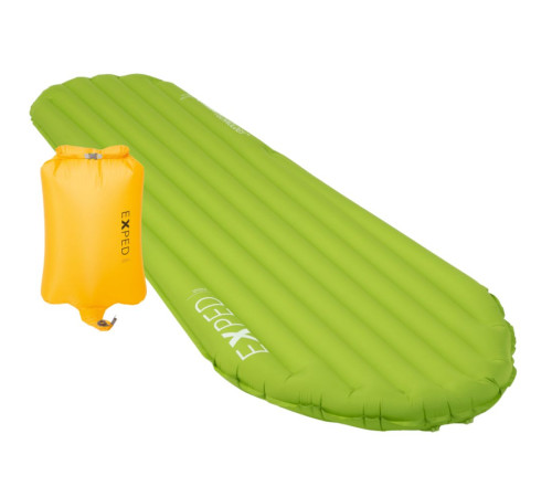 Килимок надувний Exped Ultra 5R LW Mummy, 197 х 65 см - зелений
