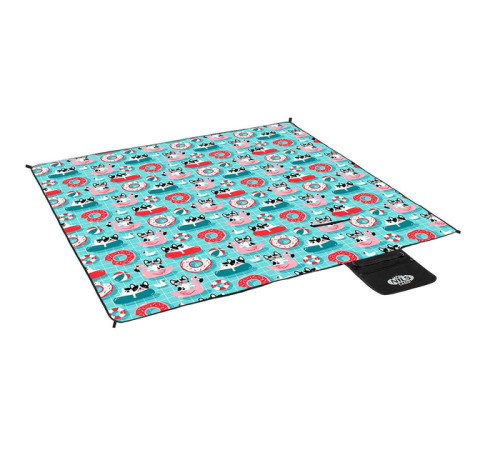 Килимок для пікніка NC8015 NILS CAMP 200 x 200 см - різнокольоровий