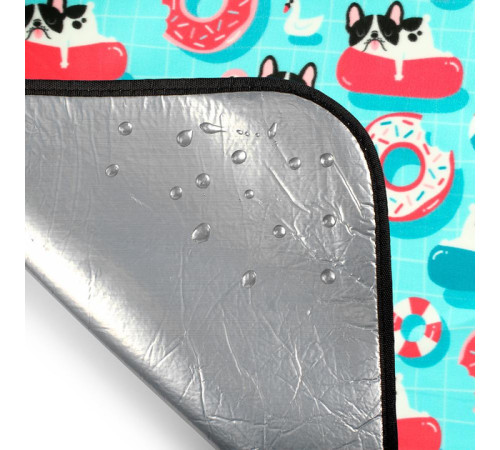 Килимок для пікніка NC8015 NILS CAMP 200 x 200 см - різнокольоровий