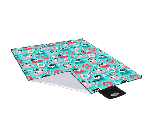 Килимок для пікніка NC8015 NILS CAMP 200 x 200 см - різнокольоровий