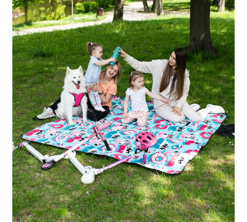 Килимок для пікніка NC8015 NILS CAMP 200 x 200 см - різнокольоровий
