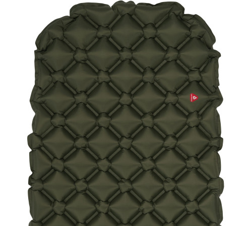 Килимок надувний Highlander Nap-Pak Inflatable Sleeping Mat PrimaLoft AIR072-OG 190x55 см, оливковий