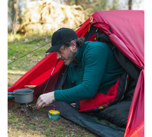 Килимок надувний Highlander Nap-Pak Inflatable Sleeping Mat PrimaLoft AIR072-OG 190x55 см, оливковий