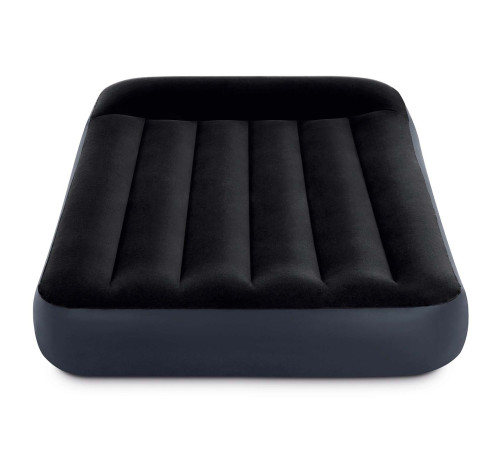 Матрац надувний INTEX 64141 з насосом 191 х 99 х 25 см, чорний