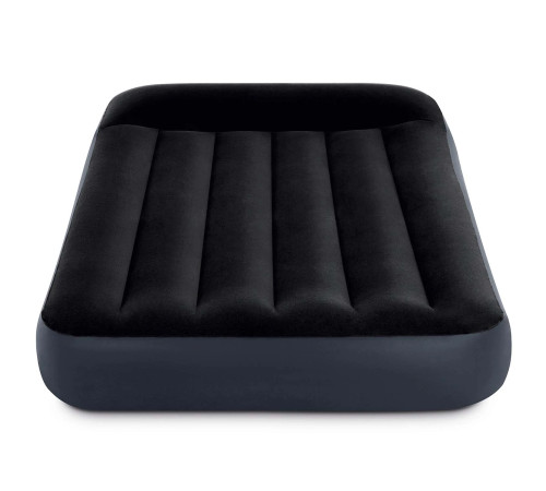 Матрац надувний INTEX 64141 з насосом 191 х 99 х 25 см, чорний