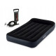 Матрац надувний INTEX 64141 з насосом 191 х 99 х 25 см, чорний