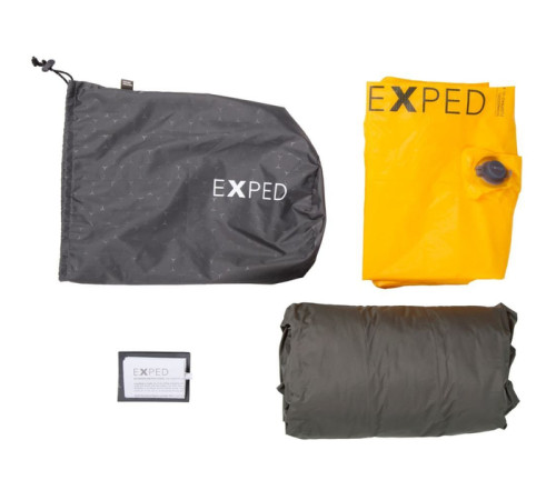 Килимок надувний Exped Ultra 7R M, 183 х 52 х 9 см - сірий