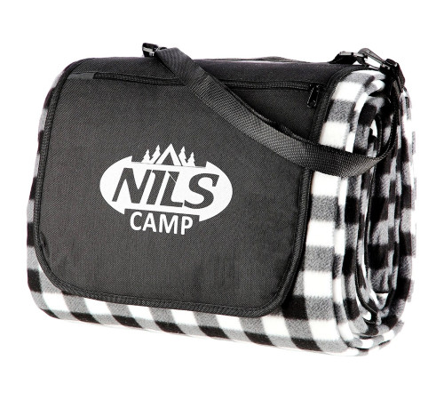 Килимок для пікніка NILS CAMP NC2310 300x200 см - чорно-білий