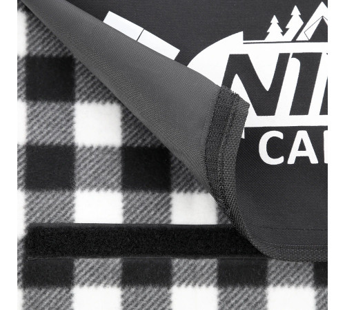 Килимок для пікніка NILS CAMP NC2310 300x200 см - чорно-білий