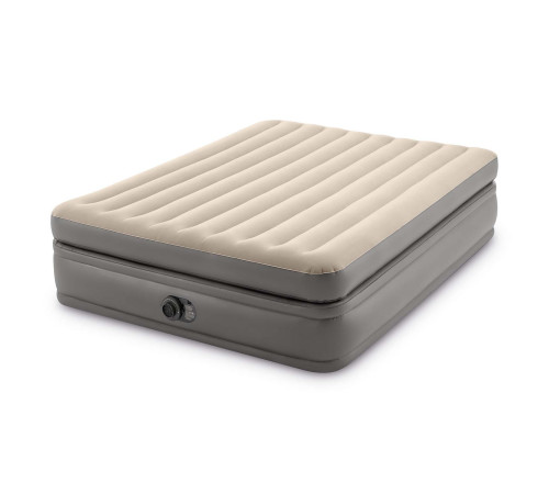 Матрац надуний INTEX 64164ND з насосом 203 х 152 х 51 см, бежевий