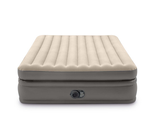 Матрац надуний INTEX 64164ND з насосом 203 х 152 х 51 см, бежевий