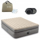 Матрац надуний INTEX 64164ND з насосом 203 х 152 х 51 см, бежевий