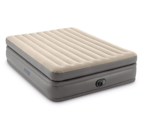 Матрац надуний INTEX 64164ND з насосом 203 х 152 х 51 см, бежевий