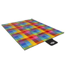 Килимок для пікніка NC2221 PE + ALU NILS CAMP 250x200 см - різнокольоровий