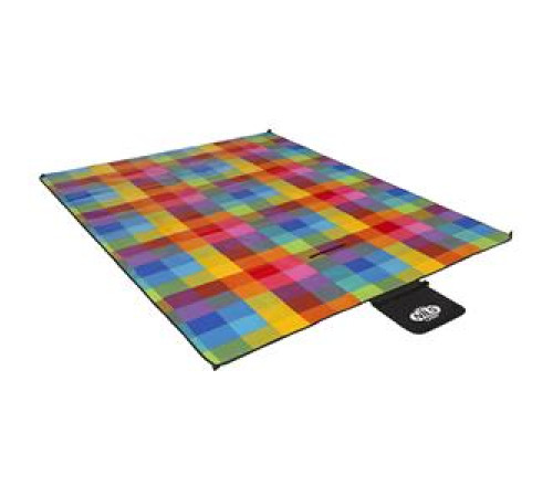 Килимок для пікніка NC2221 PE + ALU NILS CAMP 250x200 см - різнокольоровий
