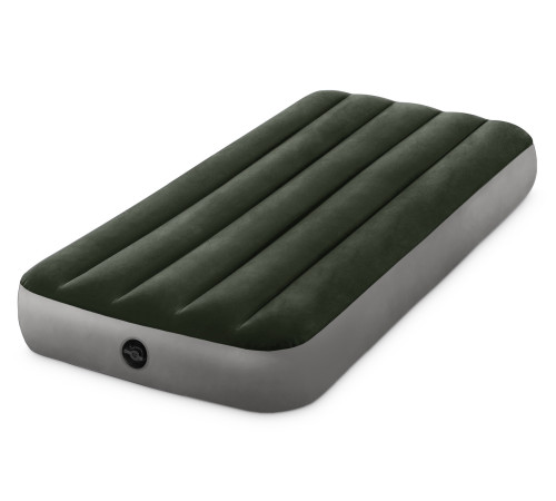 Матрац надувний Intex 64106 191x76 см, сіро-зелений Матрац надувний Intex 64106 191x76 см, сіро-зелений