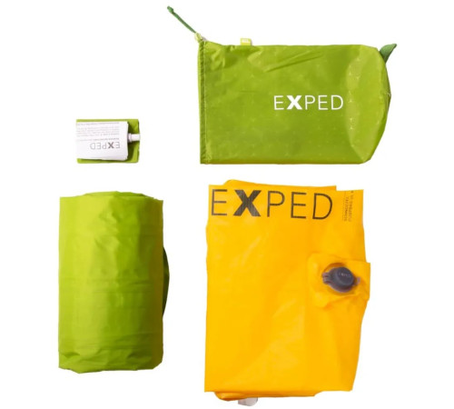 Килимок надувний Exped Ultra 3R LW Mummy 197 х 65 см - зелений