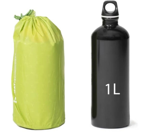 Килимок надувний Exped Ultra 3R LW Mummy 197 х 65 см - зелений