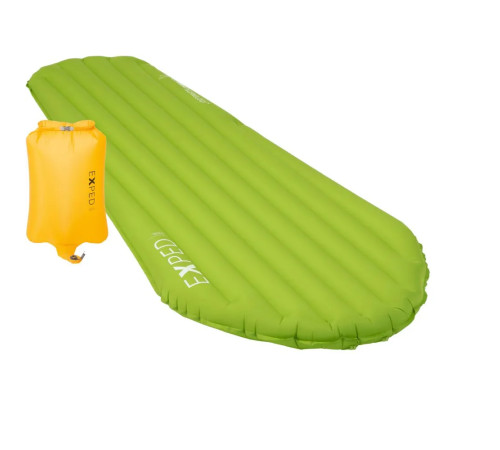 Килимок надувний Exped Ultra 3R LW Mummy 197 х 65 см - зелений