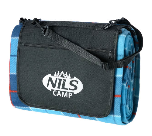 Килимок для пікніка NILS CAMP NC8002, 200х250 см - синій Килимок для пікніка NILS CAMP NC8002, 200х250 см - синій