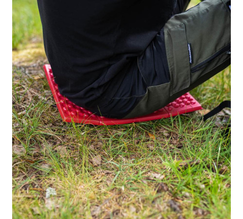 Килимок для кепмінгу NC1718 NILS CAMP 39 х 29 х 0,9 см - червоний