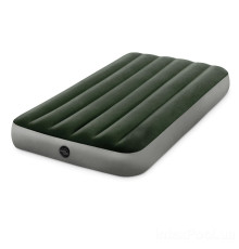 Матрац надувний Intex 64107 191x99x25 см, сірий
