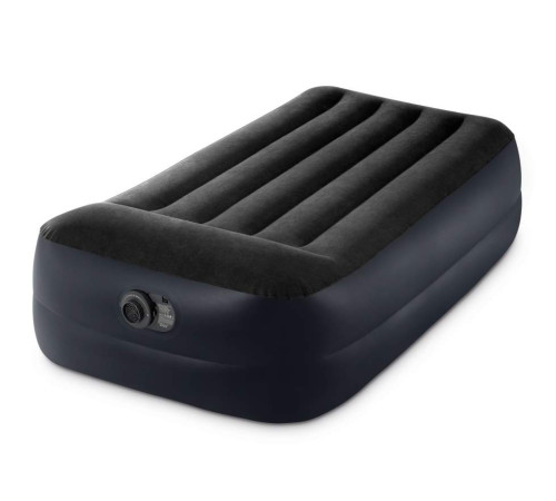 Матрац надувний Intex PILLOW REST 64122 191x99x42 см, чорний Матрац надувний Intex PILLOW REST 64122 191x99x42 см, чорний