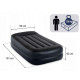 Матрац надувний Intex PILLOW REST 64122 191x99x42 см, чорний