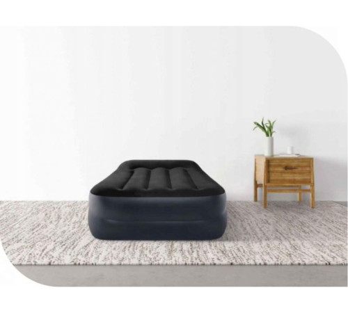 Матрац надувний Intex PILLOW REST 64122 191x99x42 см, чорний Матрац надувний Intex PILLOW REST 64122 191x99x42 см, чорний