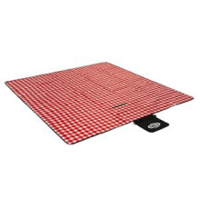 Килимок для пікніка NC2311 PE + ALU NILS CAMP 200x200 см - червоно-рожевий