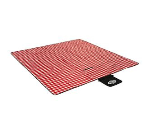 Килимок для пікніка NC2311 PE + ALU NILS CAMP 200x200 см - червоно-рожевий