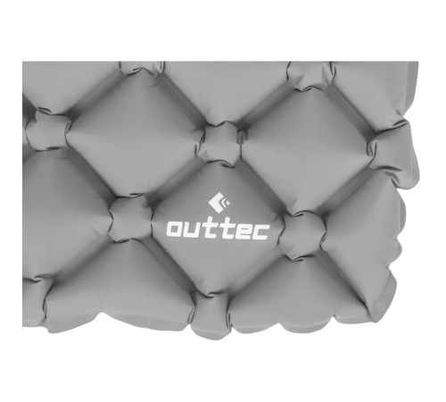 Килимок надувний Outtec 195х55х5 см, сірий Килимок надувний Outtec 195х55х5 см, сірий