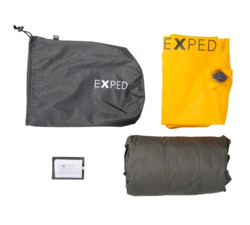 Килимок надувний Exped Ultra 7R MW Mummy 183 x 65 х 9 cм - сірий