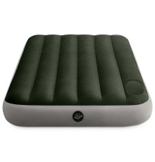 Матрац надувний Intex 64761 з вбудованим насосом 191x99 см, сірий