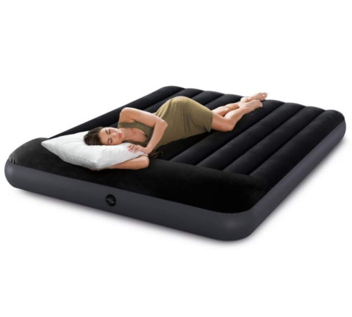 Матрац надувний Intex 64143 203x152x25 см, чорний