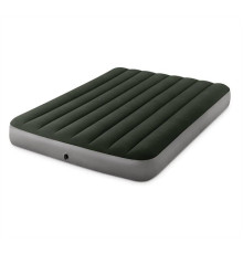 Матрац надувний Intex 64108 191x137 см, сіро-чорний