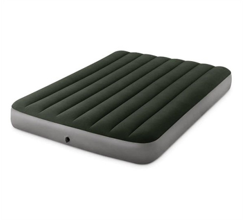 Матрац надувний Intex 64108 191x137 см, сіро-чорний Матрац надувний Intex 64108 191x137 см, сіро-чорний