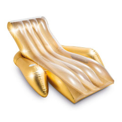 Крісло надувне для плавання Intex 56803 золотисте, 175 x 119 x 61 см