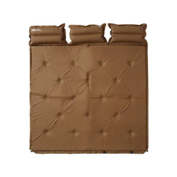 Килимок самонадувний тримісний Mobi Garden Aquarius NX20663006 30 мм, коричневий